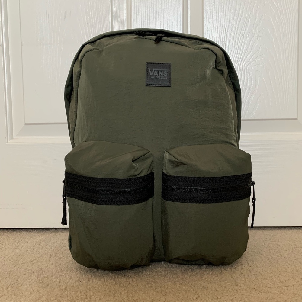 NWT Vans Olive Double Down Backpack